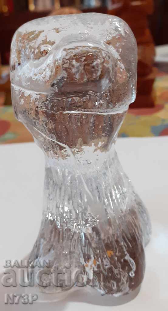 GLASS FIGURE. ПРЕСПАПИЕ. DOG. - 7 GLASS FIGURE. ПРЕСПАПИЕ. DOG. - 7