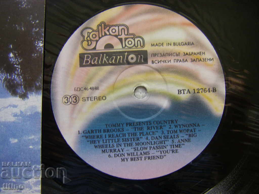 Δημοπρασία VTA 12764 - Tommy παρουσιάζει - Country