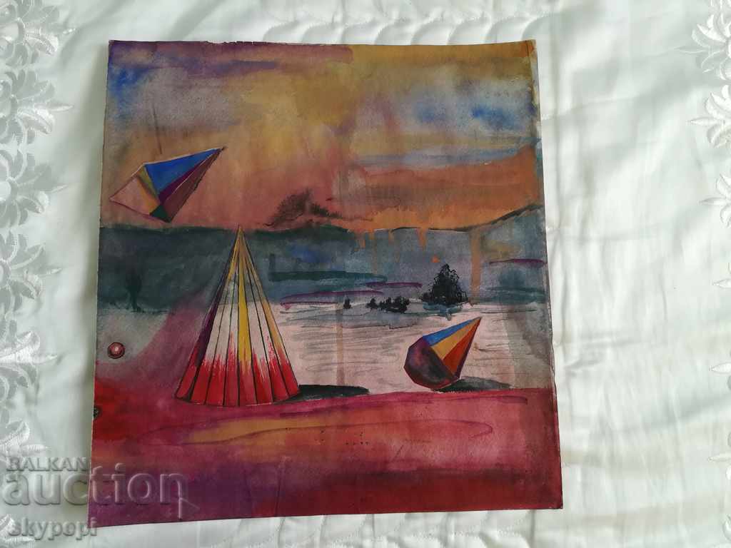 Watercolor - drawing with price 18.00 BGN | € 9.20 Watercolor - drawing with price 18.00 BGN | € 9.20