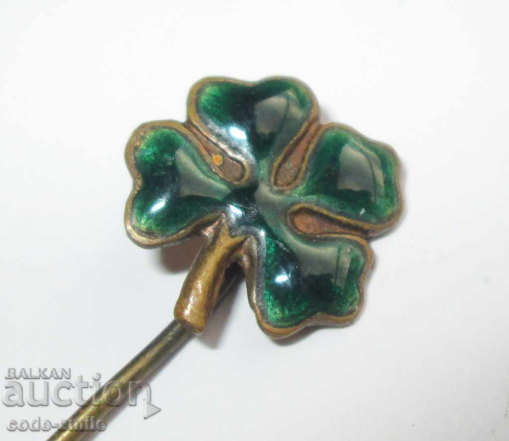 Δημοπρασία Παλιό σήμα καρφίτσα τετράφυλλο τριφύλλι Βασίλειο της Βουλγαρίας Δημοπρασία Παλιό σήμα καρφίτσα τετράφυλλο τριφύλλι Βασίλειο της Βουλγαρίας