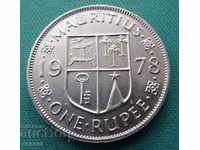 Mauritius 1 Rupee 1978 Rare Coin