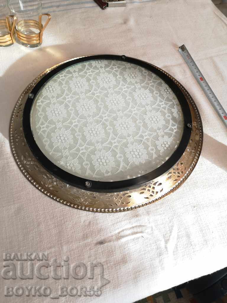 Old Vintage Silver Plated Tray with price 68.00 BGN | € 34.77 Old Vintage Silver Plated Tray with price 68.00 BGN | € 34.77