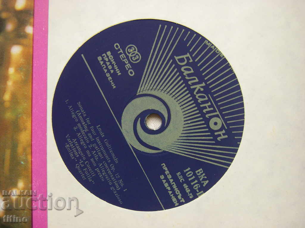 Auction  VKA 10116 - Eolina Quartet