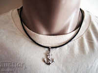 Anchor, anchor-medical steel and genuine leather + GIFT
