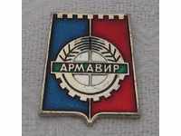 ARMAVIR RUSSIA COAT OF ARMS BADGE