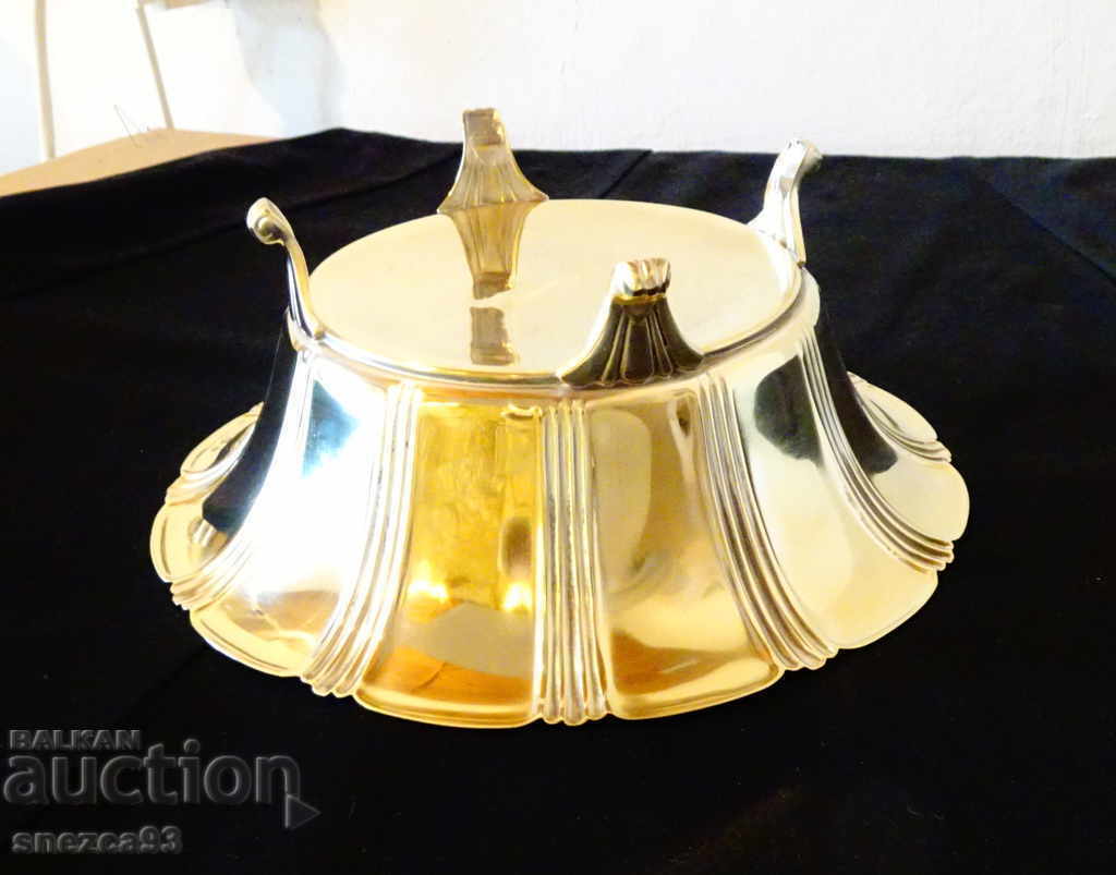 English bronze salad bowl, fruit bowl, secession - 6 English bronze salad bowl, fruit bowl, secession - 6