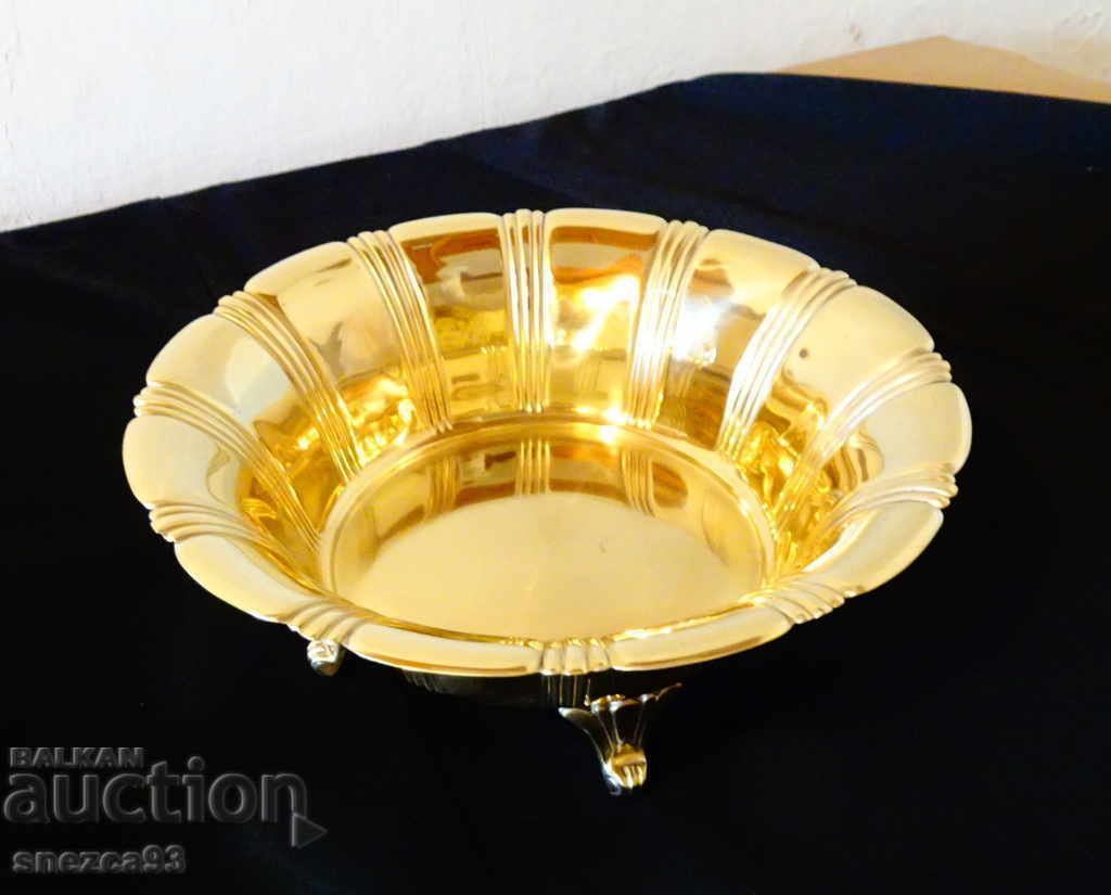 Old English fruit bowl brass, secession.