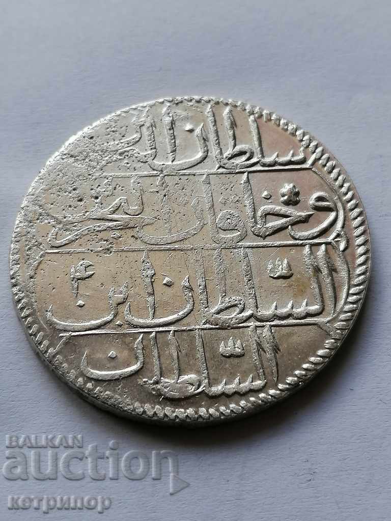 1 kurush 1187 / 4g Turkey silver Ottoman with price 89.00 BGN | € 45.50 1 kurush 1187 / 4g Turkey silver Ottoman with price 89.00 BGN | € 45.50