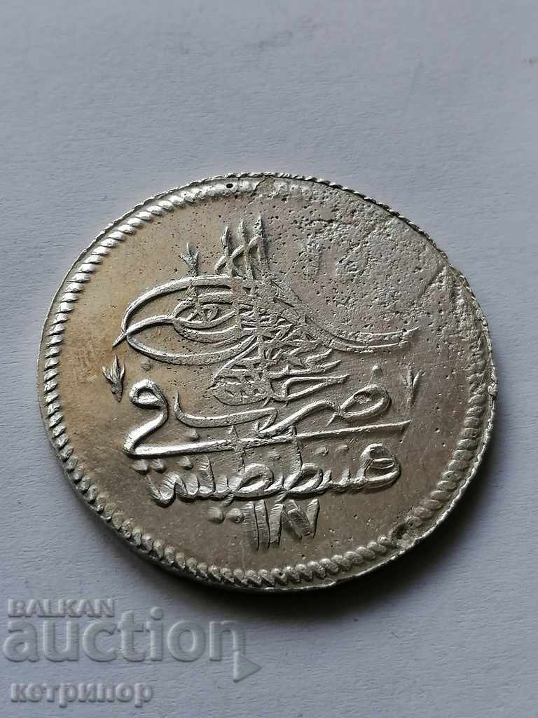 1 kurush 1187 / 4g Τουρκία ασήμι οθωμανικό