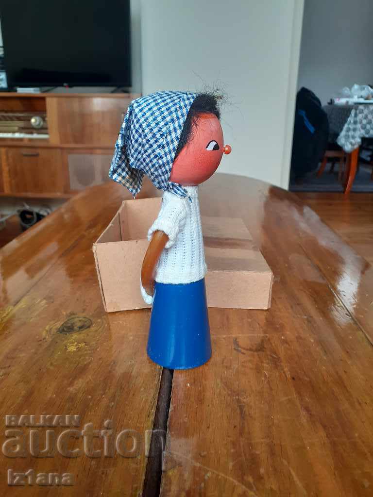 Old wooden doll - 5 Old wooden doll - 5