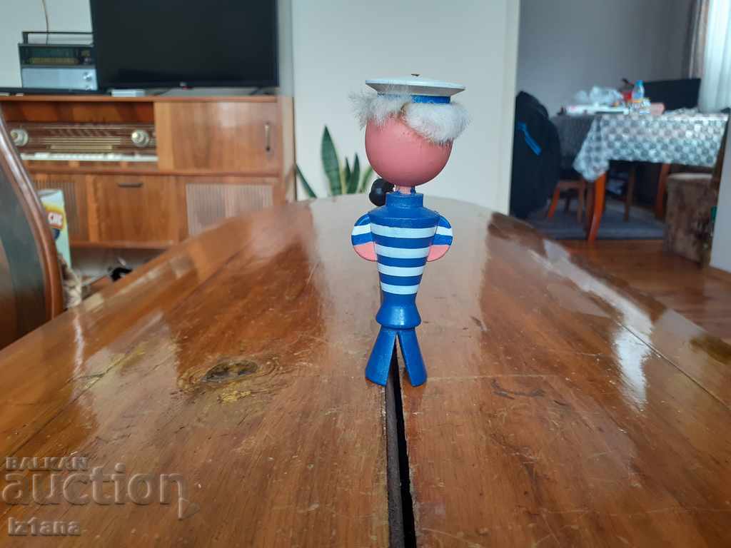 Auction Old souvenir, figurine sailor, sailor Auction Old souvenir, figurine sailor, sailor