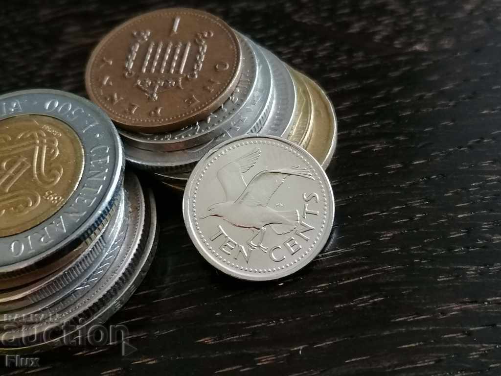 Coin - Barbados - 10 cents 2008 with price 4.00 BGN | € 2.05 Coin - Barbados - 10 cents 2008 with price 4.00 BGN | € 2.05