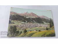 Carte poștală Davos Gegen Schlahorn 1911