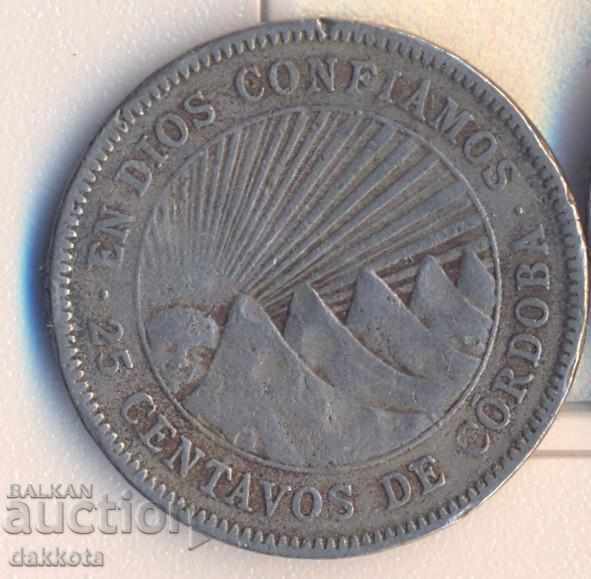 Nicaragua 25 centavos 1946