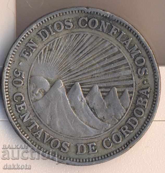 Никарагуа 50 сентавос 1952 година