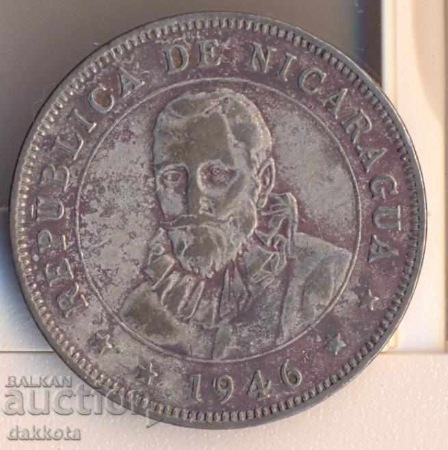 Nicaragua 50 centavos 1946, tiraj 500 mii cu preț € 8.00 | 15.65 BGN
