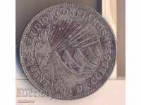 Nicaragua 50 centavos 1946, tiraj 500 mii