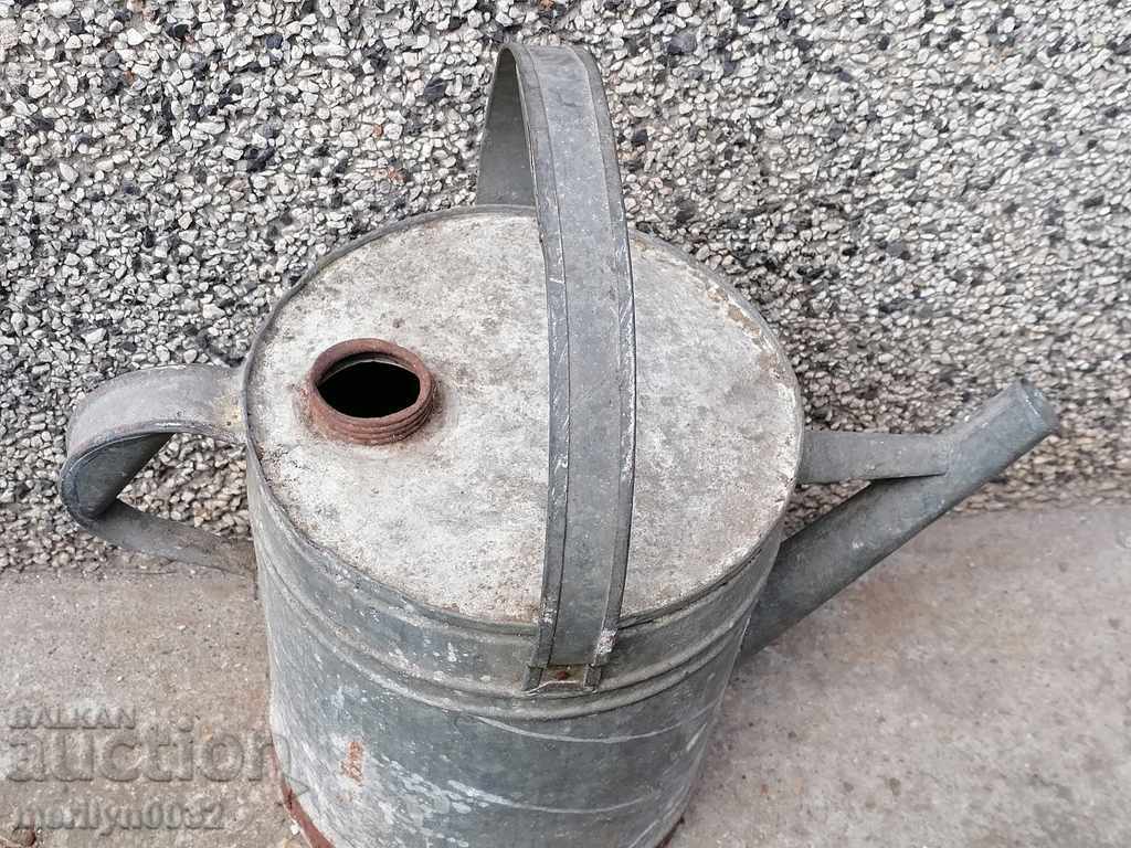 Old metal can, galvanized tube, bucket, pot - 7 Old metal can, galvanized tube, bucket, pot - 7