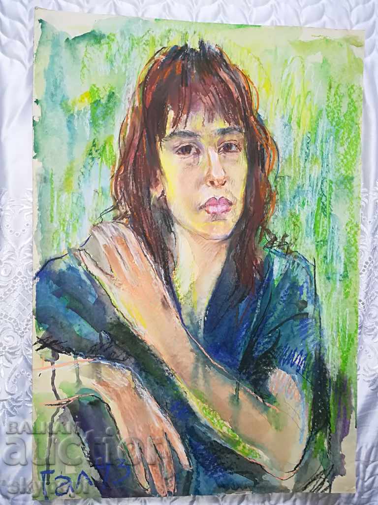 PORTRAIT - WATERCOLOR with price 31.00 BGN | € 15.85 PORTRAIT - WATERCOLOR with price 31.00 BGN | € 15.85