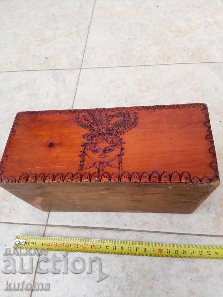 Old wooden box with price 24.99 BGN | € 12.78 Old wooden box with price 24.99 BGN | € 12.78