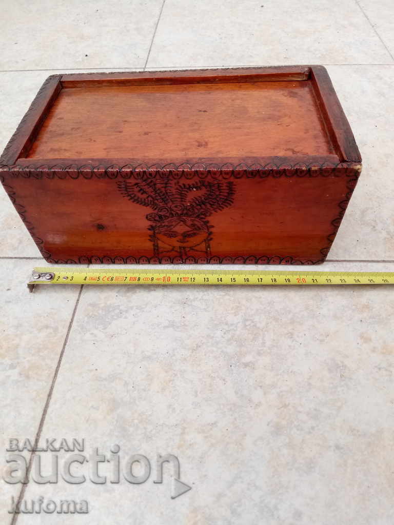 Old wooden box Old wooden box