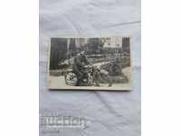 BULGARIAN OFFICER - MOTOR - WW II