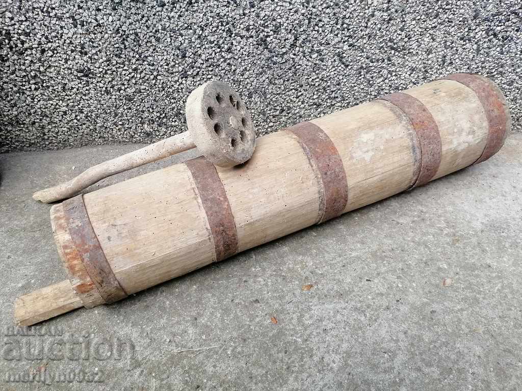 Butter churn, wood, wooden - 6
