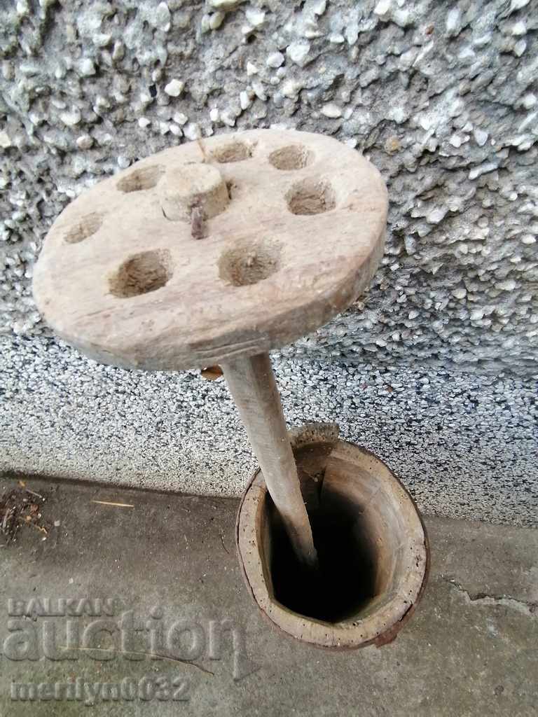 Butter churn, wood, wooden 70 cm with price 83.00 BGN | € 42.44 Butter churn, wood, wooden 70 cm with price 83.00 BGN | € 42.44