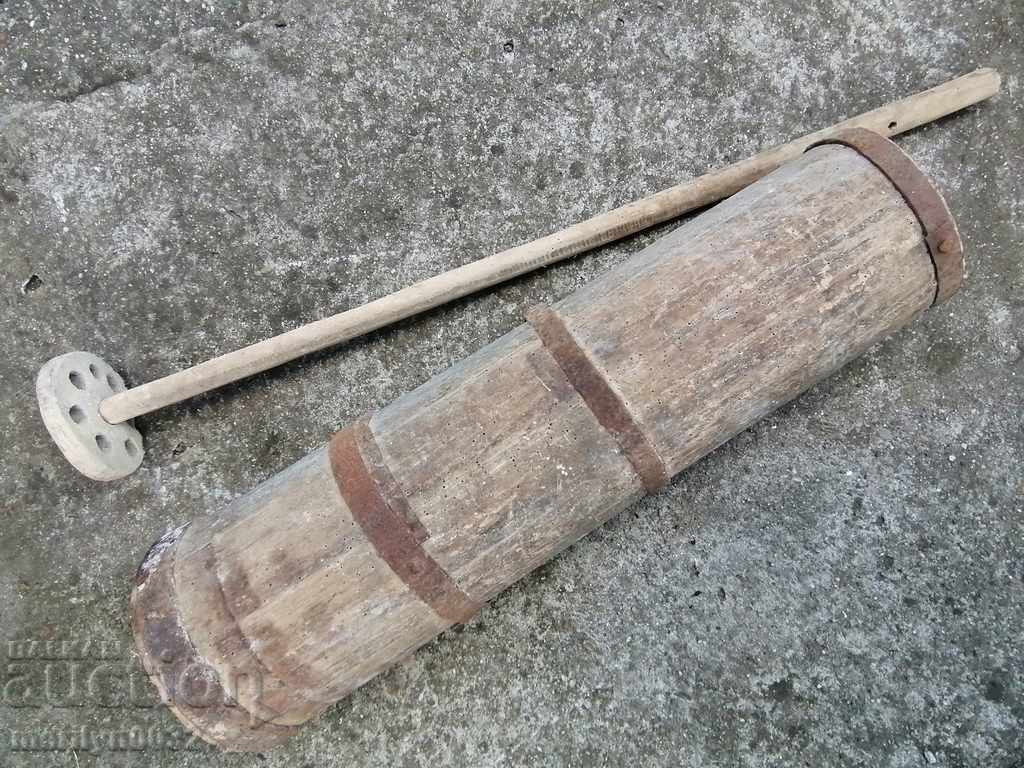 Delivery of Butter churn, wood, wooden 70 cm Delivery of Butter churn, wood, wooden 70 cm