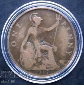 1 penny 1917