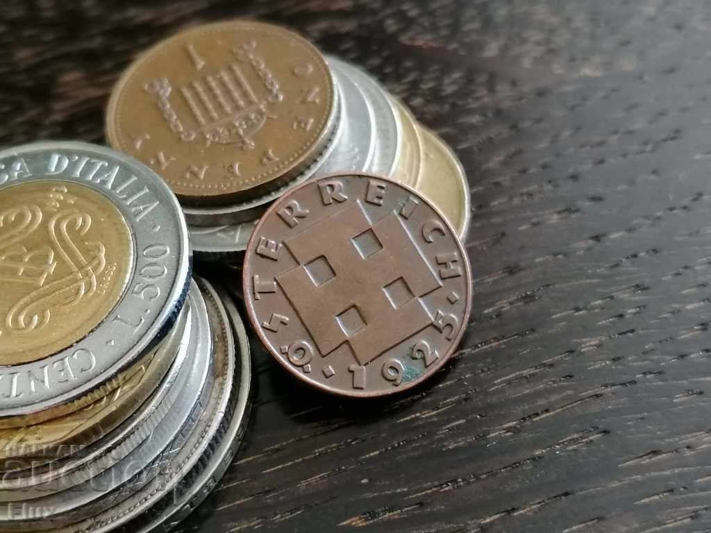 Coin - Austria - 2 groschen 1925 with price 5.25 BGN | € 2.68 Coin - Austria - 2 groschen 1925 with price 5.25 BGN | € 2.68