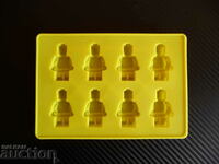 Φόρμα σιλικόνης για γλυκά Καραμέλες μούχλας Lego Lego