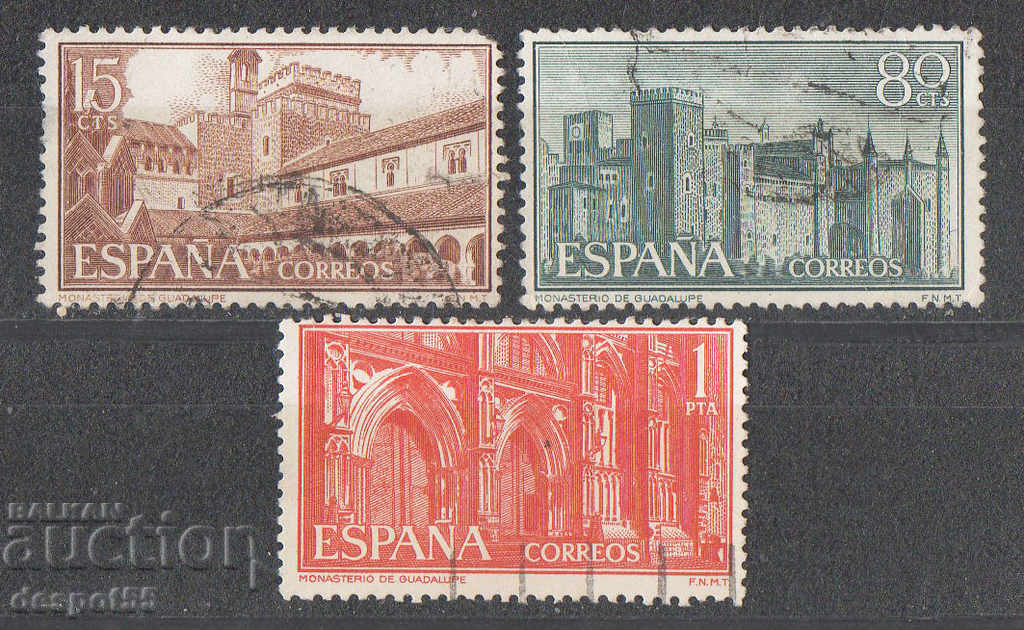 1959. Spain. Monasteries and abbeys.