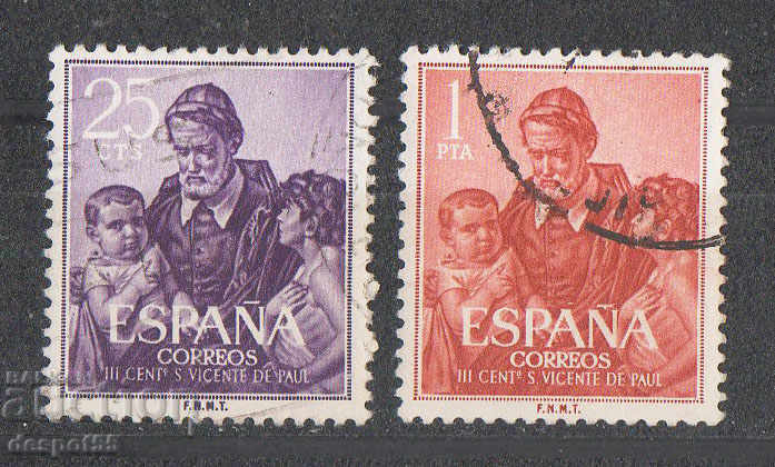 1960. Spain. 300 years since the death of St. Vincent de Paul.