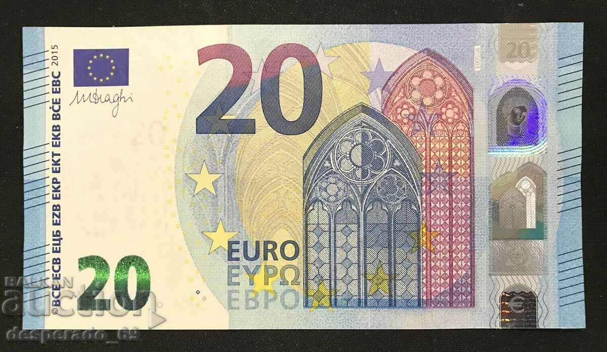 (¯` '• .¸ UNIUNEA EUROPEANĂ (Slovacia) 20 euro 2015 UNC' ´¯)