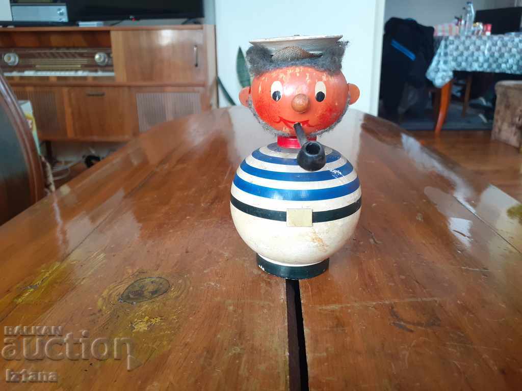 Old souvenir, figurine sailor, sailor