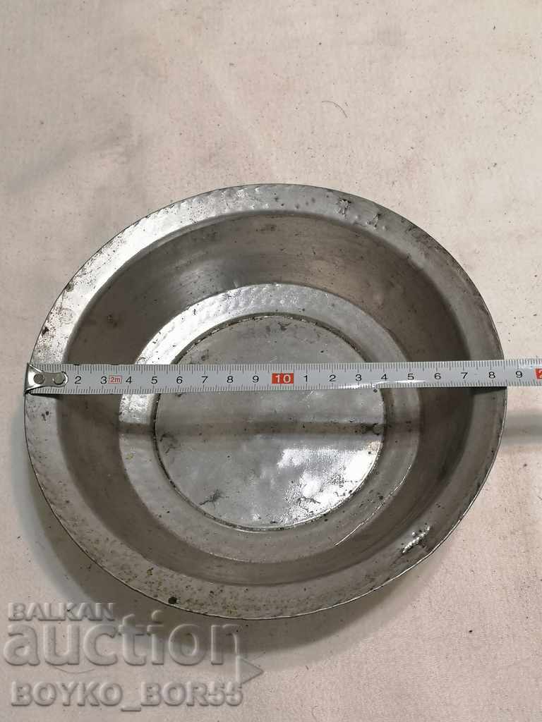 Ancient Monastery Copper Copper Plate Early 20th century - 6