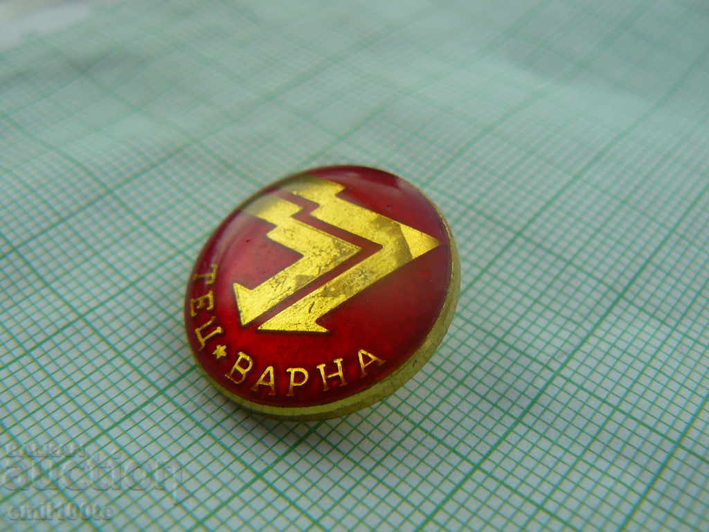 Badge - TPP Varna with price 2.00 BGN | € 1.02 Badge - TPP Varna with price 2.00 BGN | € 1.02
