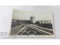 Postcard Salonique Debarcadere de la Tour 1933