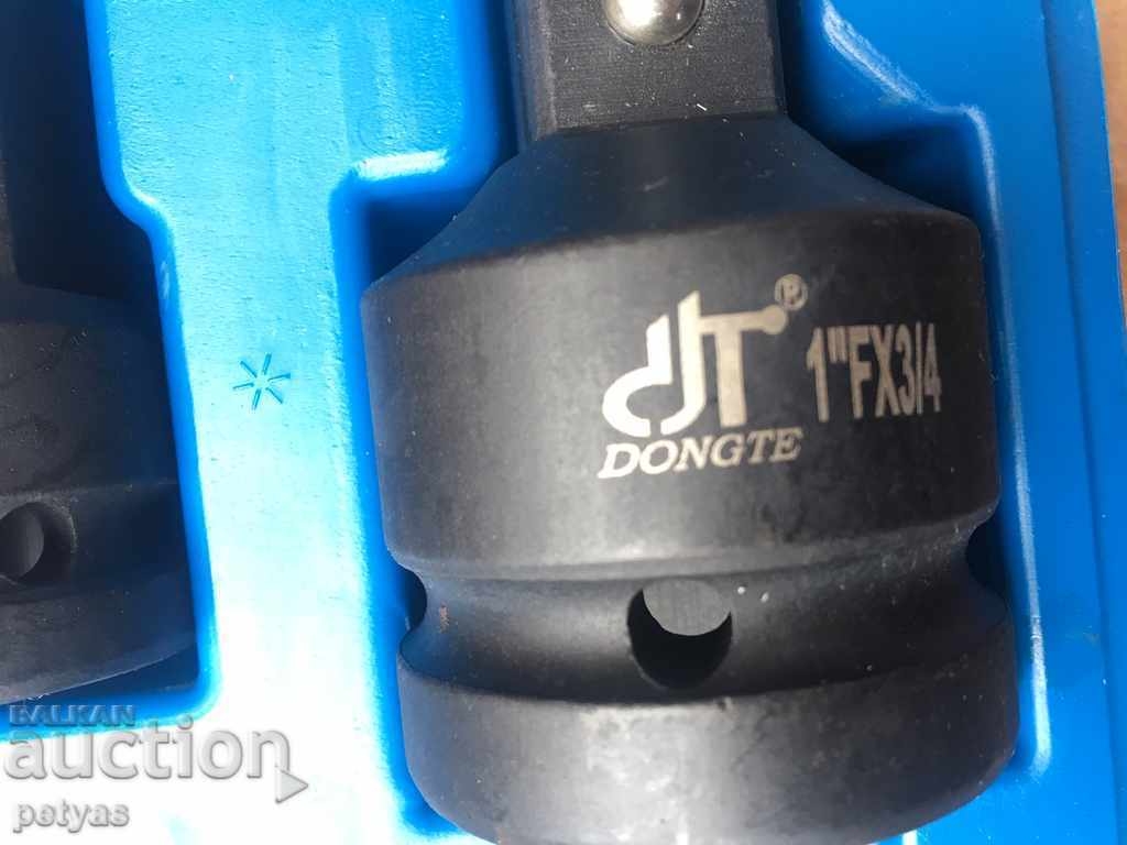 Adapters, adapters, 1 '', 1/2 '', 3/8 '', 1/4 '', with price 48.50 BGN | € 24.80 Adapters, adapters, 1 '', 1/2 '', 3/8 '', 1/4 '', with price 48.50 BGN | € 24.80