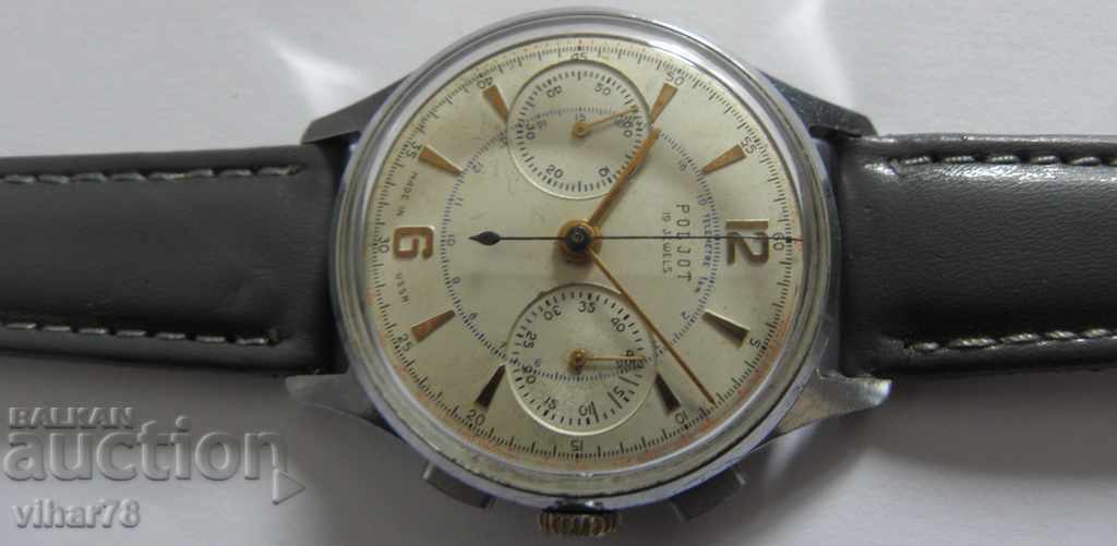 Auction RARE MODEL-MEN'S WATCH FLIGHT-POLJOT-CHRONOGRAPH Auction RARE MODEL-MEN'S WATCH FLIGHT-POLJOT-CHRONOGRAPH