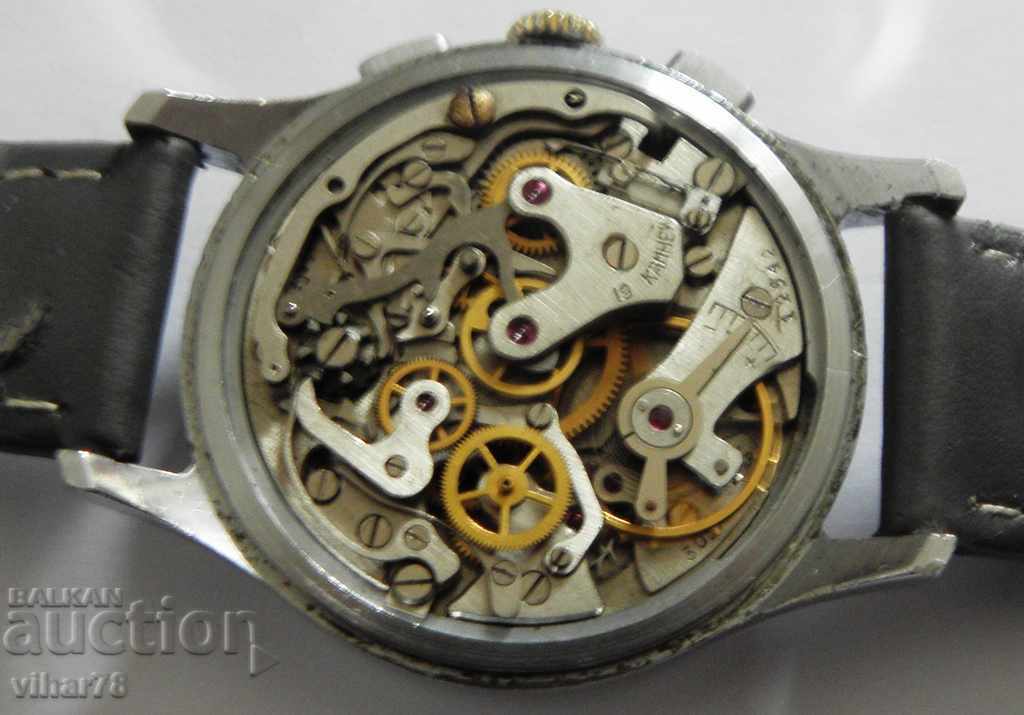 RARE MODEL-MEN'S WATCH FLIGHT-POLJOT-CHRONOGRAPH - 6 RARE MODEL-MEN'S WATCH FLIGHT-POLJOT-CHRONOGRAPH - 6