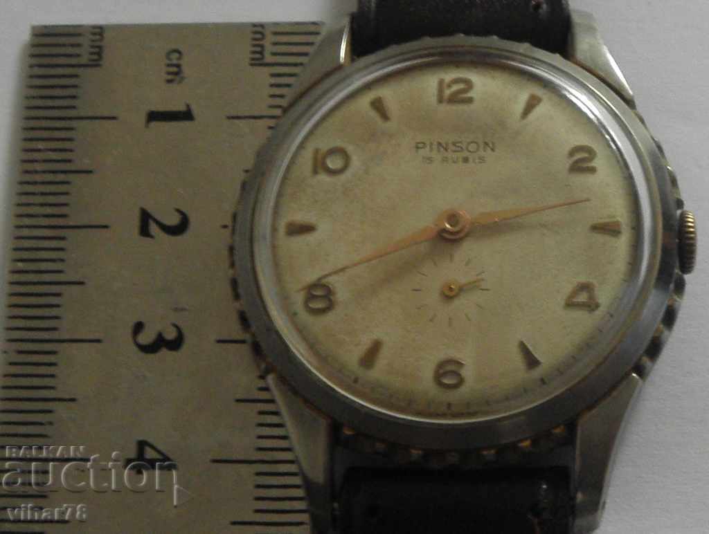 Auction RARE MODEL MEN'S WATCH PINSON Auction RARE MODEL MEN'S WATCH PINSON
