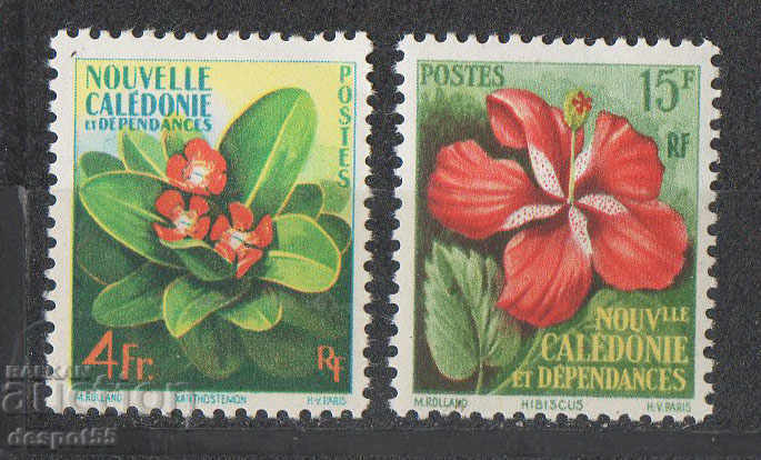 1958. Нова Каледония. Цветя.