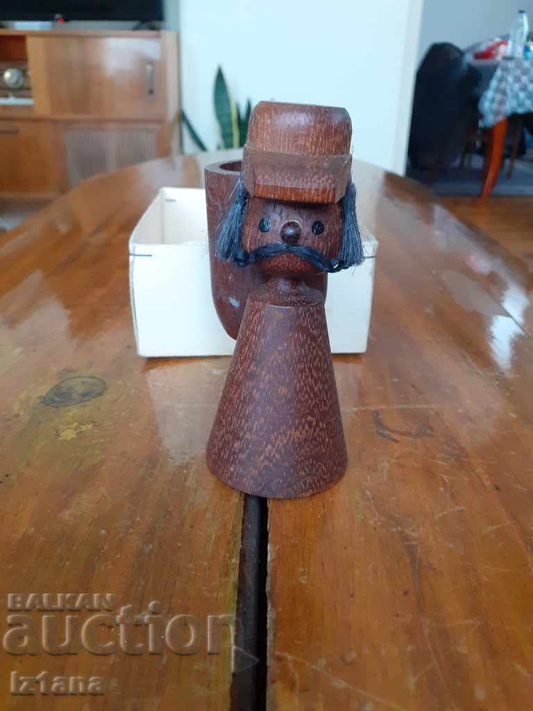 Old wooden figurine with price 20.00 BGN | € 10.23 Old wooden figurine with price 20.00 BGN | € 10.23