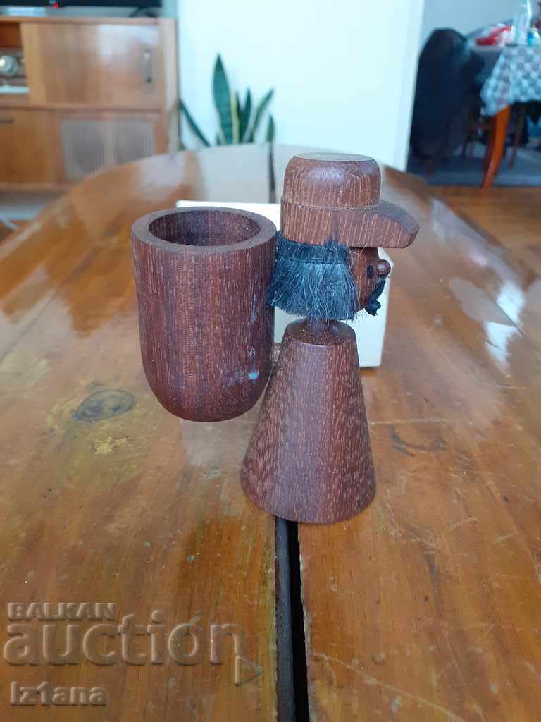 Auction Old wooden figurine Auction Old wooden figurine