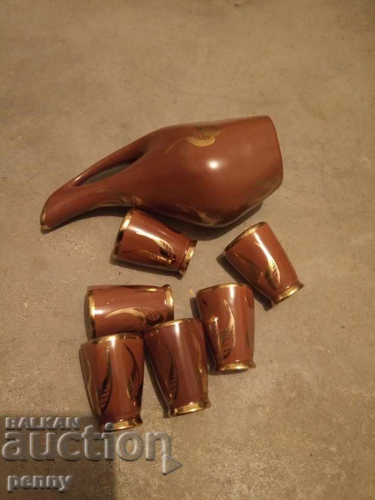 Vintage σέρβις με επιχρύσωση με τιμή 12.00 BGN | € 6.14 Vintage σέρβις με επιχρύσωση με τιμή 12.00 BGN | € 6.14