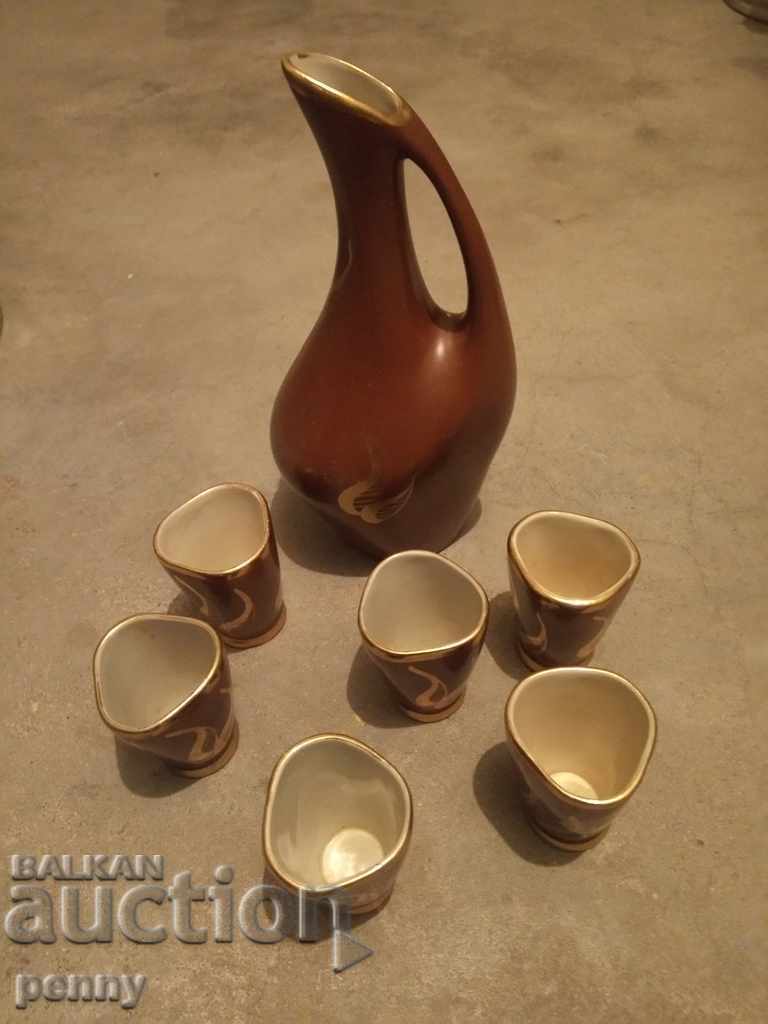 Δημοπρασία Vintage σέρβις με επιχρύσωση Δημοπρασία Vintage σέρβις με επιχρύσωση