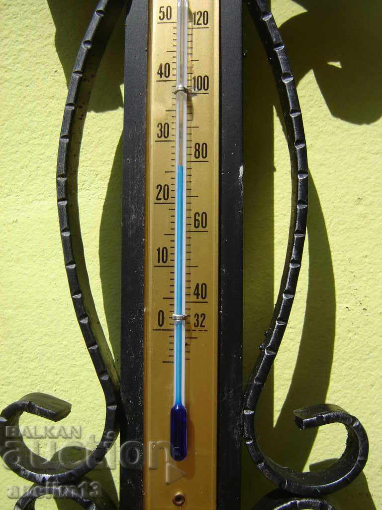 Delivery of STAR BAROMETER THERMOMETER WROUGHT IRON W. GERMANY Delivery of STAR BAROMETER THERMOMETER WROUGHT IRON W. GERMANY