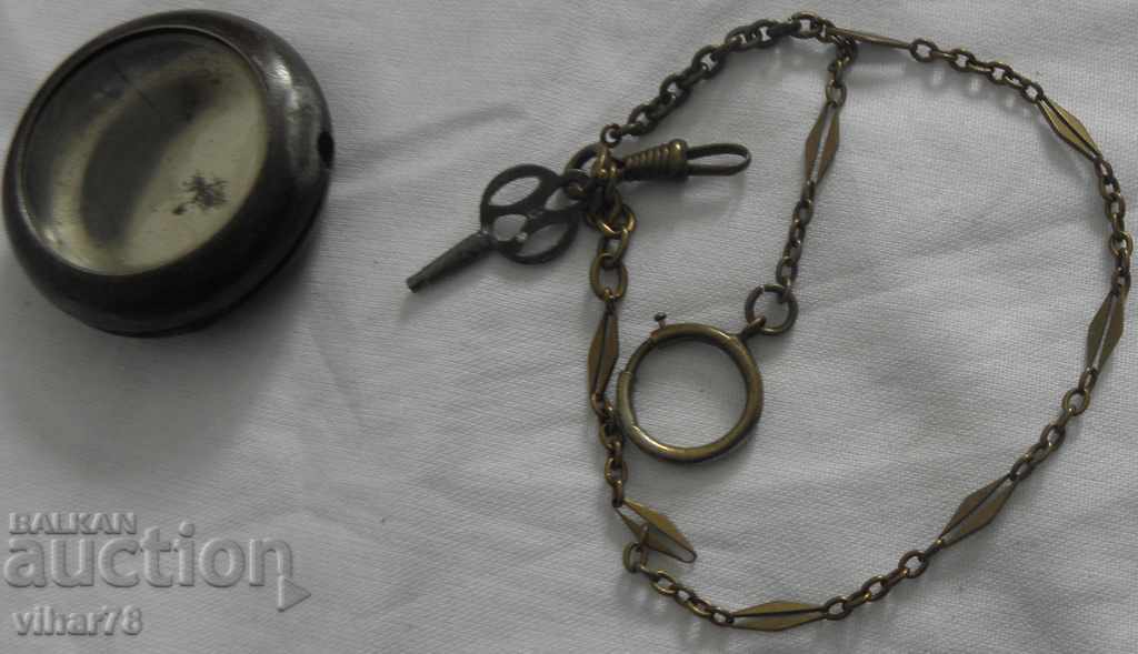 KYUSTEK WITH BOX FOR POCKET WATCH AND KEY with price 41.99 BGN | € 21.47 KYUSTEK WITH BOX FOR POCKET WATCH AND KEY with price 41.99 BGN | € 21.47